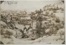 Tuscan Landscape (Arno Valley landscape)