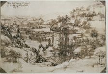 Tuscan Landscape (Arno Valley landscape)