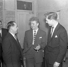 TV and recording star Wee Willie Harris visits South Yorkshire, 1958. Creator: Michael Walters