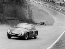 TVR Grantura, C. Saunders, Brands Hatch 1962. Creator: Unknown
