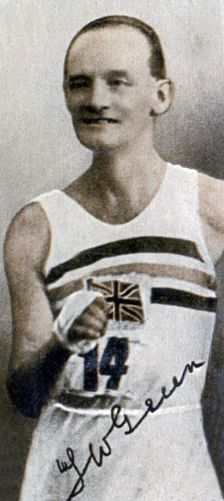 TW Green, long distance walker, 1935