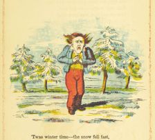 Twas winter time - the snow fell fast, 1854. Creator: Unknown