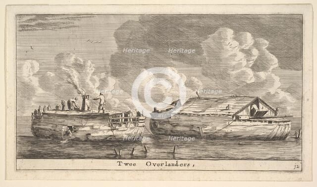 Twee Overlanders, 17th century. Creator: Reinier Zeeman.