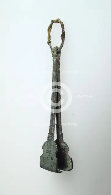 Tweezers, Frankish, 7th century. Creator: Unknown.