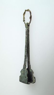 Tweezers, Frankish, 7th century. Creator: Unknown