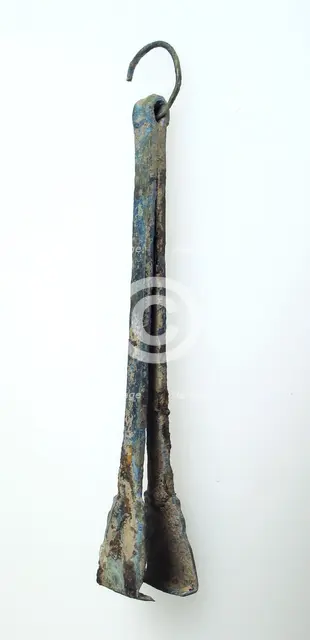 Tweezers, Frankish, 7th century. Creator: Unknown.