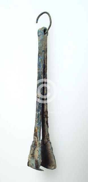 Tweezers, Frankish, 7th century. Creator: Unknown.