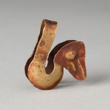 Tweezers in the Shape of a Bird, Probably A.D. 1000/1400. Creator: Unknown