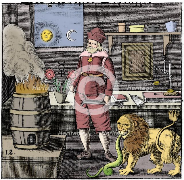 Twelfth Key of Basil Valentine, 1651. Artist: Unknown.