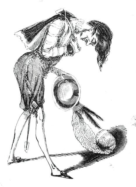 Twelfth Night characters - Lord Bowatall, 1844.  Creator: Unknown.