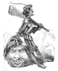 Twelfth Night characters - Sir Kill-'em-and-eat-'em, 1844. Creator: Unknown