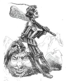 Twelfth Night characters - Sir Kill-'em-and-eat-'em, 1844. Creator: Unknown