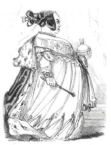 Twelfth Night characters - The Queen, 1844. Creator: Unknown