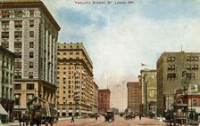 Twelfth Street, St Louis, Missouri, USA, 1915