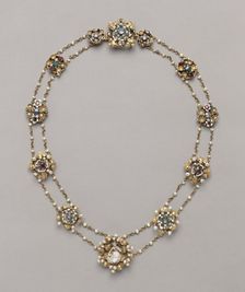 Twelve Medallions Mounted as a Necklace, c. 1400. Creator: Unknown