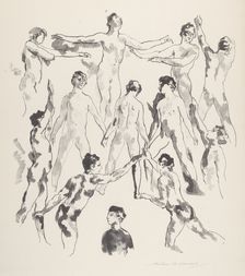 Twelve Men, 1921. Creator: Arthur Davies