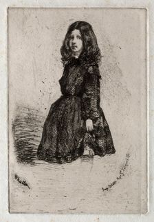Twelve Etchings from Nature: Annie, 1858. Creator: James McNeill Whistler (American, 1834-1903)