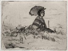 Twelve Etchings from Nature: En Plein Soleil, 1858. Creator: James McNeill Whistler (American, 1834-1903)