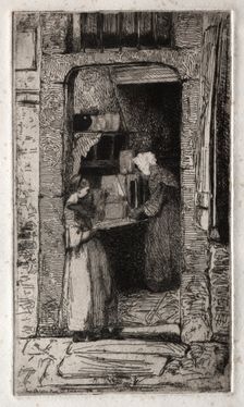Twelve Etchings from Nature: La Marchande de Moutarde, 1858. Creator: James McNeill Whistler (American, 1834-1903)