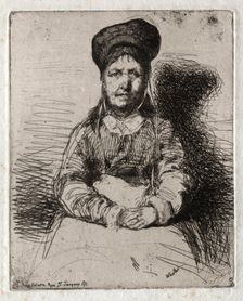 Twelve Etchings from Nature: La Rétameuse, 1858. Creator: James McNeill Whistler (American, 1834-1903)