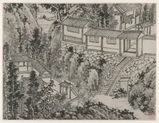 Twelve Views of Tiger Hill, Suzhou: The Pine Retreat, after 1490. Creator: Shen Zhou (Chinese, 1427-1509)