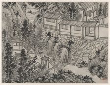 Twelve Views of Tiger Hill, Suzhou: The Pine Retreat, after 1490. Creator: Shen Zhou (Chinese, 1427-1509)