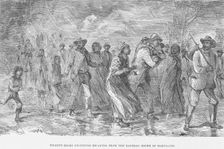 Twenty-eight fugitives escaping from the Eastern Shore of Maryland, 1872. Creator: Unknown