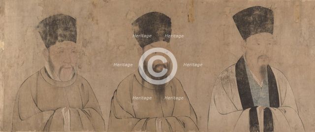 Twenty-five bust portraits of famous scholars, 16th century. Creator: Unknown.