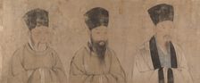 Twenty-five bust portraits of famous scholars, 16th century. Creator: Unknown