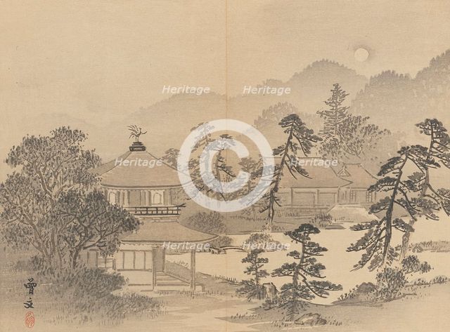 Twenty-Five Views of the Capital (image 14 of 29), Late 19th century. Creator: Morikawa Sobun.