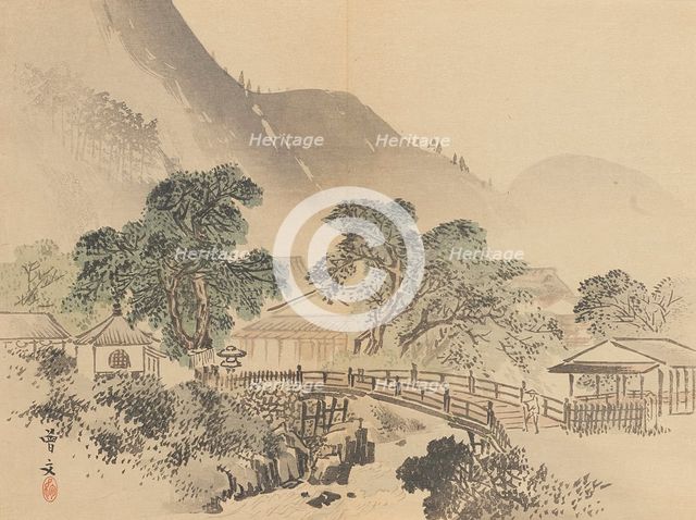 Twenty-Five Views of the Capital (image 19 of 29), Late 19th century. Creator: Morikawa Sobun.