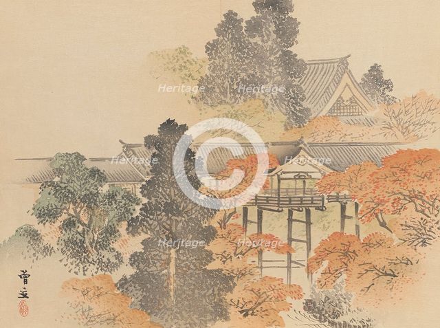Twenty-Five Views of the Capital (image 24 of 29), Late 19th century. Creator: Morikawa Sobun.