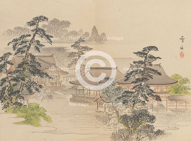 Twenty-Five Views of the Capital (image 26 of 29), Late 19th century. Creator: Morikawa Sobun.