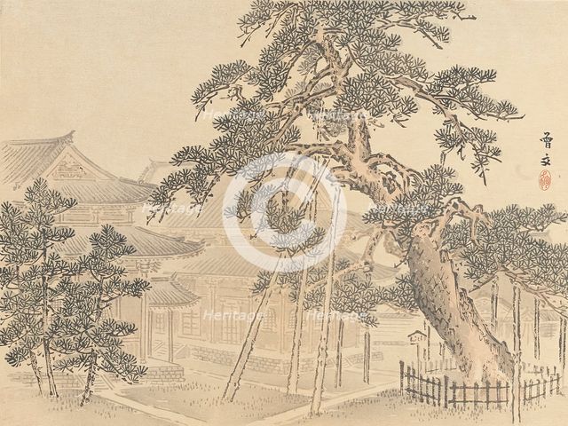 Twenty-Five Views of the Capital (image 9 of 29), Late 19th century. Creator: Morikawa Sobun.