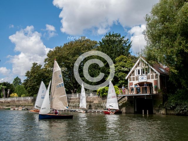 Twickenham Yacht Club, Riverside, Twickenham, Richmond upon Thames, London, 2013. Creator: Simon Inglis.