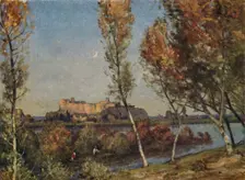 Twilight, Avignon 1920. Artist: Herbert Edwin Pelham Hughes-Stanton