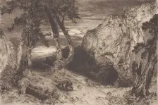 Twilight in Arizona, 1880. Creator: Thomas Moran