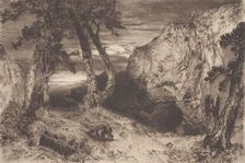 Twilight in Arizona, 1880. Creator: Thomas Moran