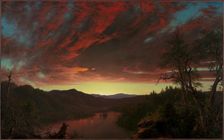 Twilight in the Wilderness, 1860. Creator: Frederic Edwin Church (American, 1826-1900)