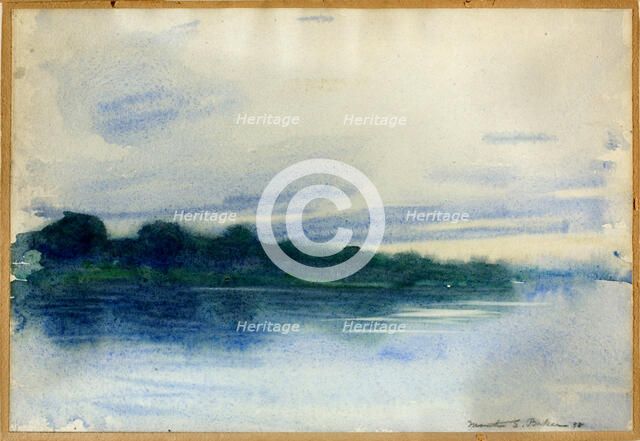 Twilight no. 2 1898, 1898. Creator: Martha Susan Baker.