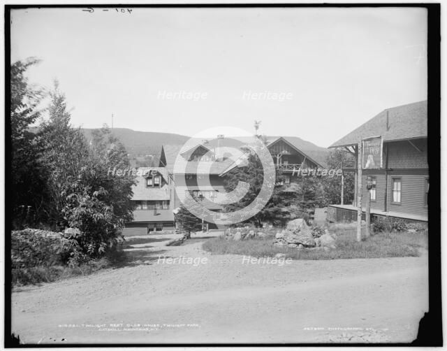 Twilight Rest Club House, Twilight Park, Catskill Mountains, N.Y., (1902?). Creator: Unknown.