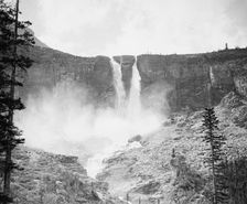 Twin Falls, Yoho Valley, Canada, between 1900 and 1910. Creator: Unknown
