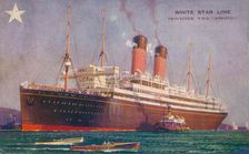Twin-Screw RMS Adriatic of the White Star Line c1907