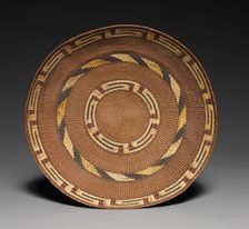 Twined Bark Tray, late 1800's. Creator: Unknown