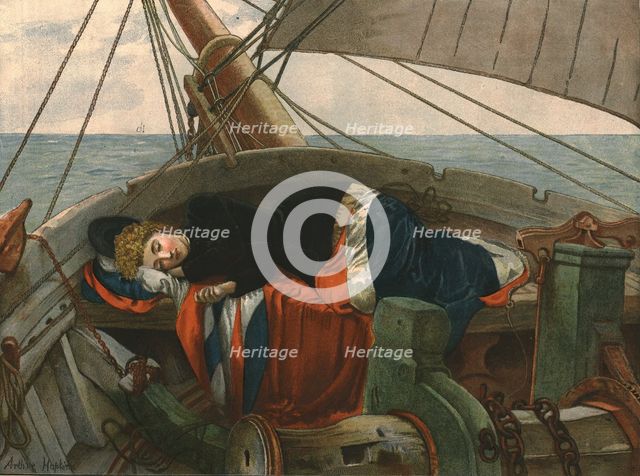 ''Twixt Two Worlds;After Arthur Hopkins, R.W.S.', 1888. Creator: Unknown.