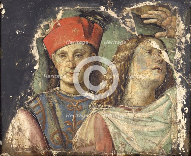 Two male heads.