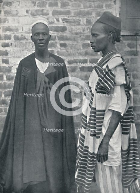 Two Mandingos from north-western Liberia, 1912. Artist: Harry Johnston.