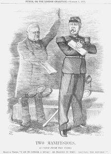 Two Manifestoes 1877. Artist: Joseph Swain