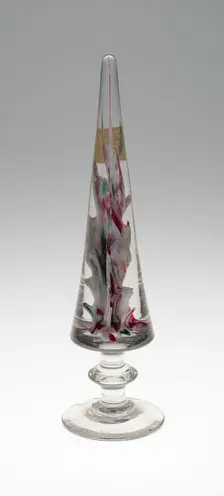 Two Mantelpiece Ornaments, Lunéville, 1845/70. Creator: Baccarat Glasshouse