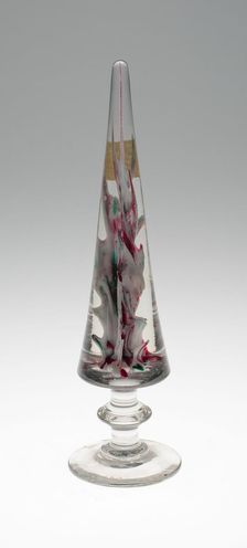 Two Mantelpiece Ornaments, Lunéville, 1845/70. Creator: Baccarat Glasshouse